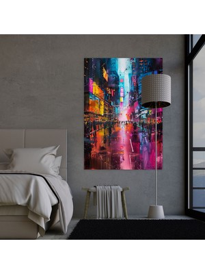 Popcas  Şehir Manzarası Ashvin Harrison Kanvas Tablo