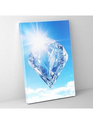 Popcas  Kanvas Tablo Pırlanta Duvar Dekorasyonu - Majestik Tablo Sanatı