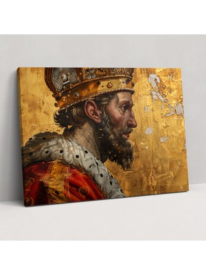Popcas  Rönesans Klasizm Kanvas Tablo Kraliyet Teması