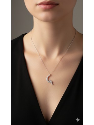 Kisa 925 Gümüş Kadın Kolyesi