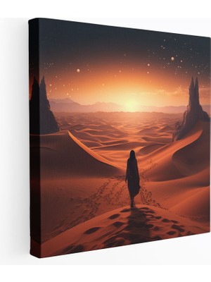 Popcas  Çöl Macerası Kanvas Tablo Duvar Sanatı / Dekoratif Tablo
