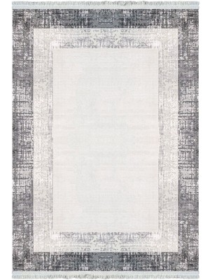 Woolen Halı Victoria Viscon Akrilik Halı 6007 Gri