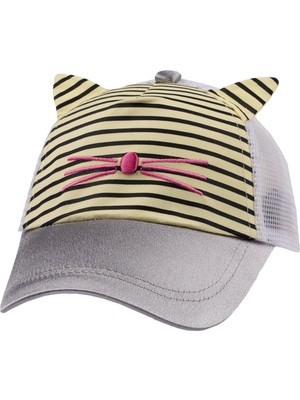 Kitti Bebe Kız Şapka (1-3 Yaş) Y8100-08 Sarı