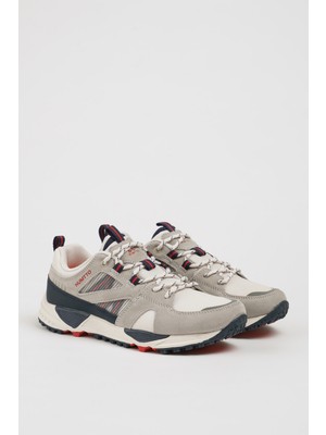 Faruk Balkanas Humtto Model Kombinasyonlu Deri Ithal Taban Sneaker Ayakkabı