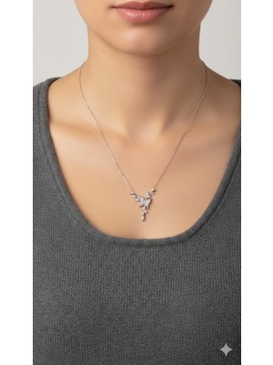 Kisa 925 Gümüş Kadın Kolyesi