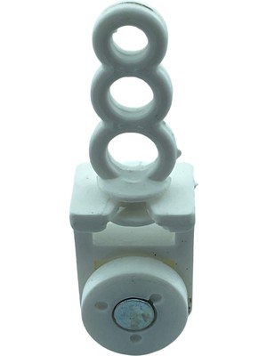 MorPerde Raylı Perde Sistemleri Üç Kalkalı Çiftli Tekerlek