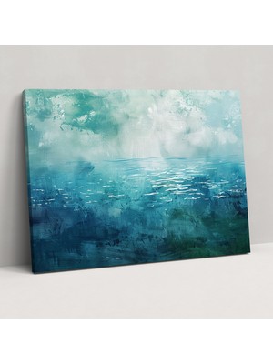 Popcas  Monet Nilüferler Kanvas Tablo Duvar Dekorasyonu