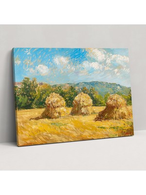 Popcas  Claude Monet Manzara Kanvas Tablo Duvar Sanatı