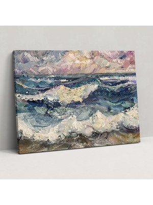 Popcas  Deniz Manzarası Claude Monet Kanvas Tablo