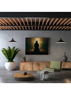 Popcas  Dua Eden Kişi Kanvas Tablo - Kutsal Kuran Etki Dua Eden Kişi Kanvas