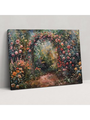 Popcas  Huzurlu Bahçe Kanvas Tablo Claude Monet Duvar Dekoru