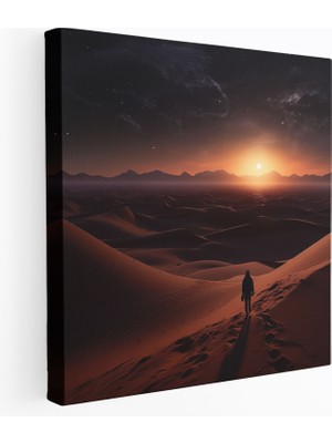 Popcas  Sonsuz Çöl Manzara Kanvas Tablo Dekoratif Tablo / Duvar Sanatı / Kanvas Duvar Tablosu