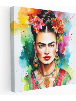 Popcas  Frida Kahlo Duvar Sanatı - Ev Dekorasyonu Kanvas Tablo Duvar Dekorasyonu