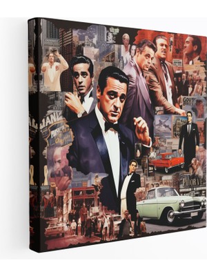 Popcas  Goodfellas Sanatsal Kanvas Tablo - Efsanevi Sahneler Kanvas Duvar Sanatı Ev Dekorasyonu