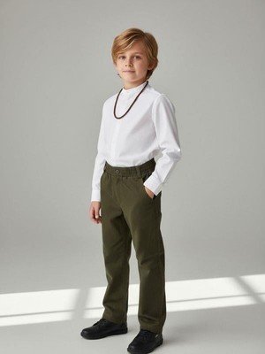 Zekids Erkek Çocuk Yumuşak Dokulu Beli Lastikli Pantolon
