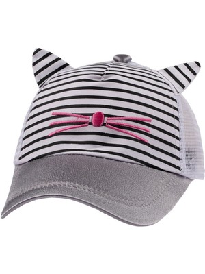 Kitti Bebe Kız Şapka (1-3 Yaş) Y8100-08 Beyaz
