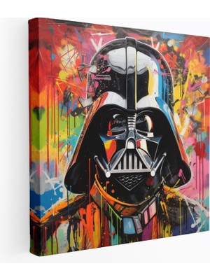 Popcas  Karanlık Lord Graffiti Star Wars Kanvas Tablo
