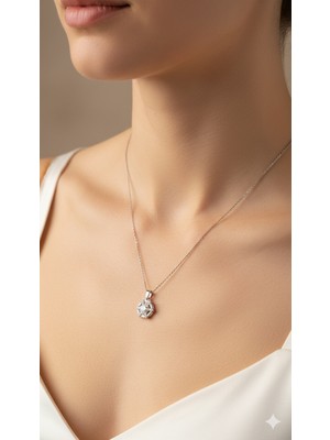 Kisa 925 Gümüş Kadın Kolyesi