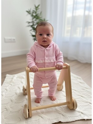 Efemkids 3-12 Ay Kız Bebek Takımı %100PAMUKLU Yenidoğan Bebek Takımı Esnek Rahat Kalıp