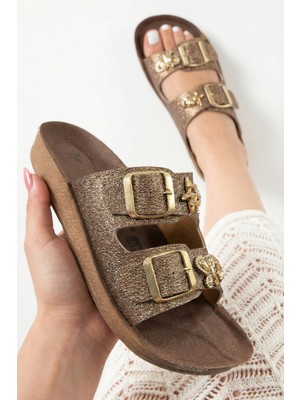 Diggo Günlük Ortopedik Terlik Aksesuarlı Ev & Dışarı Terliği