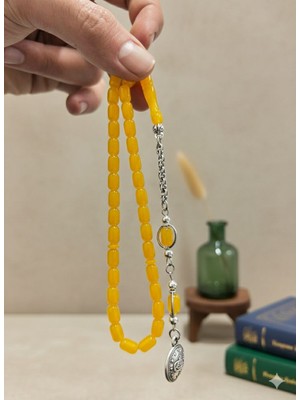 Filiya Beyrut Toz Kehribar Bilek Boy Kapsül Model Tesbih