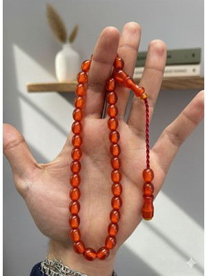 Filiya Çubuk Ateş Kehribar Tesbih