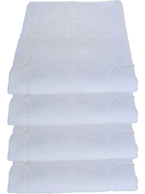 Mira Home 4 Lü Ayak Izli Banyo Paspas 100 Pamuklu Ayak Havlusu