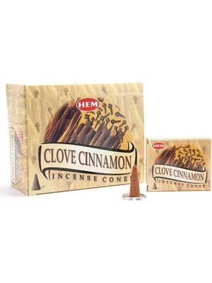 İsmiyle Al Clove Cinnamon Aromalı Konik Tütsü