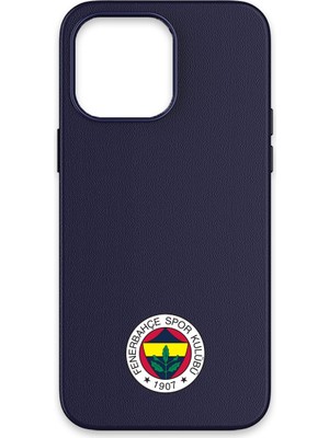 iPhone 14 Pro Uyumlu Fenerbahçe Arma Deri Magsafe Lisanslı Telefon Kılıfı
