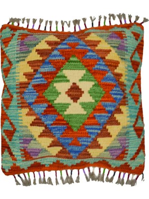 Kilim Co. El Dokuma Afgan Kilim Kırlent Yastık Kılıfı