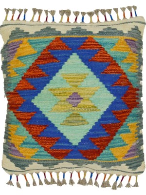 Kilim Co. El Dokuma Afgan Kilim Kırlent Yastık Kılıfı