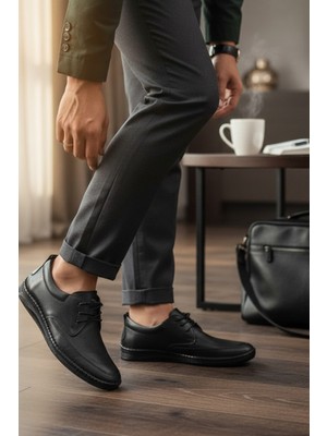 Enoch Hakiki Deri Günlük Kullanıma Uygun Hafif ve Esnek Şehir Ayakkabısı