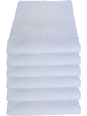 Mira Home 6 Lı Ayak Izli Banyo Paspas Pamuklu Ayak Havlusu 50X70 cm