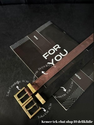 Fiori Süet Kare Antik Tokalı Köprülü Kadın Kemeri, Pantolon Kemeri, Ceket Kemeri, Elbise Kemeri