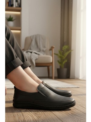 Enoch Hakiki Deri El Işçiliği Dikişli ve Comfort Tabanlı Bağcıklı Erkek Casual Ayakkabı