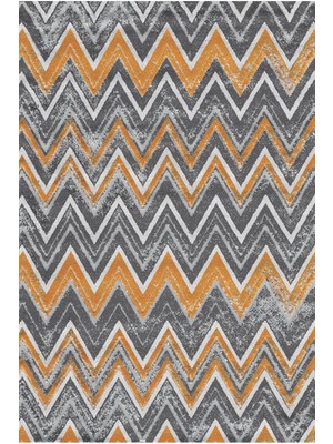 Kilim Home Mars 2072 Renkli Çizgili Desenli Yıkanabilir Kaymaz Salon Halısı, Koridor ve Mutfak Halısı