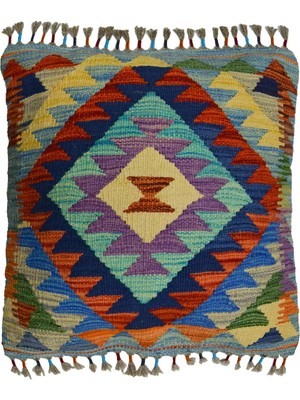 Kilim Co. El Dokuma Afgan Kilim Kırlent Yastık Kılıfı