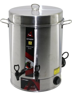 İsmiyle Al Armağan 250 Bardak Çay Otomatı Elektrikli Semaver Çay Makinesi Çift Musluk 2500W