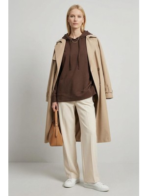 Rays 8309A Kapüşonlu Tunik Kahve