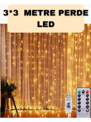 İsmiyle Al Iç ve Dış Mekan Perde LED – Bahçe Balkon ve Veranda Için