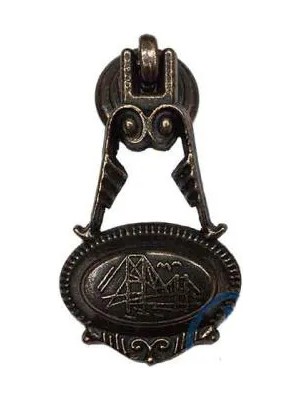 İsmiyle Al Eco Lounge Dekoratif Zamak Sarkaç  Küçük  Kulp - 30X63MM, Eskitme, 1 Adet