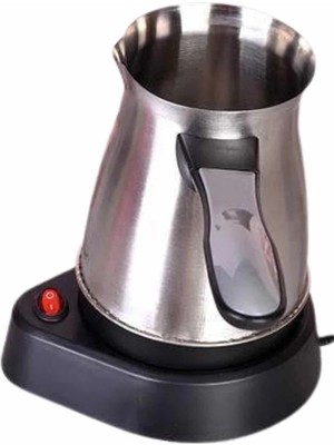 İsmiyle Al Elektrikli Cezve 800 Watt Paslanmaz Çelik Türk Kahve Makinesi Saplı