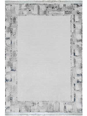 Woolen Halı Victoria Viscon Akrilik Halı 6012 Mavi