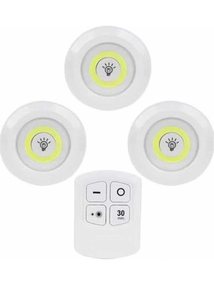 İsmiyle Al Kablosuz Pilli Işıldak  Masa Lambası Mutfak Tezgah Altı Banyo Dolabı Dolap Içi