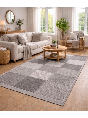 Merinos Halı Merinos Rs Sisal 79269-096 Özel Kesme Halı Gri