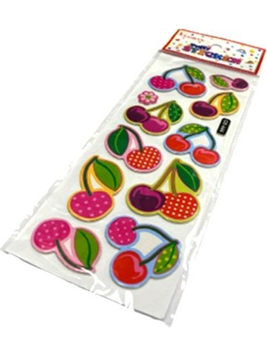 Ticon Sticker Kiraz - 6 Adet