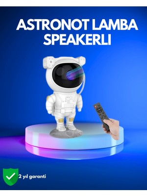 İsmiyle Al Ayarlanabilir Parlaklık ve Zamanlayıcı Modlu Astronot Lamba