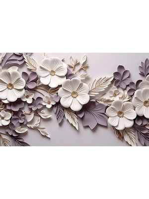 Çiçek Aranjmanı 3D Poster Duvar Kağıdı