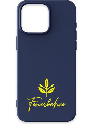 iPhone 14 Pro Max Uyumlu Fenerbahçe Palamut Lacivert Silikon Lisanslı Telefon Kılıfı