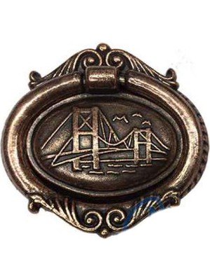 Skygo Dekoratif Zamak Sarkaç - Büyük, Kulp, Eskitme, 100 Adet